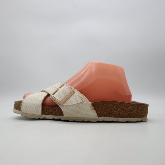 Birkenstock Sienna II Vegan Women's EU 40 Slide Sandals Canvas Cross Strap - Picture 4 of 10